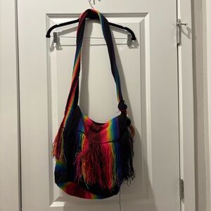 Colorful Fringe Shoulder Bag